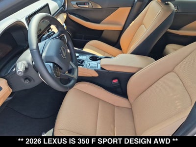 2026 Lexus IS 350 F SPORT DESIGN AWD