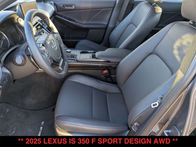 2025 Lexus IS 350 F SPORT DESIGN AWD