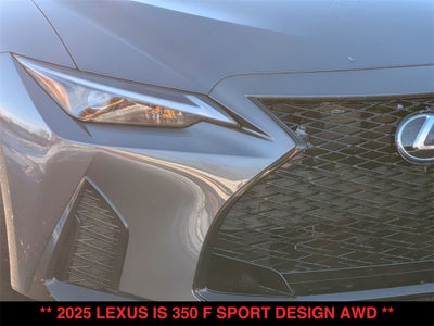 2025 Lexus IS 350 F SPORT DESIGN AWD