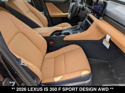 2026 Lexus IS 350 F SPORT DESIGN AWD