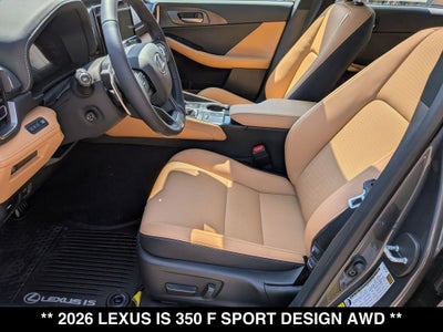 2026 Lexus IS 350 F SPORT DESIGN AWD