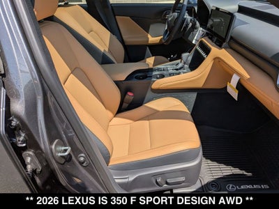 2026 Lexus IS 350 F SPORT DESIGN AWD