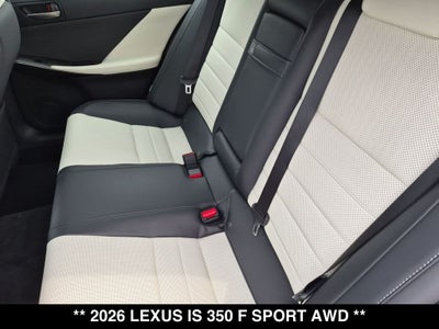2026 Lexus IS 350 F SPORT AWD