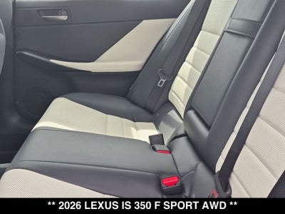2026 Lexus IS 350 F SPORT AWD