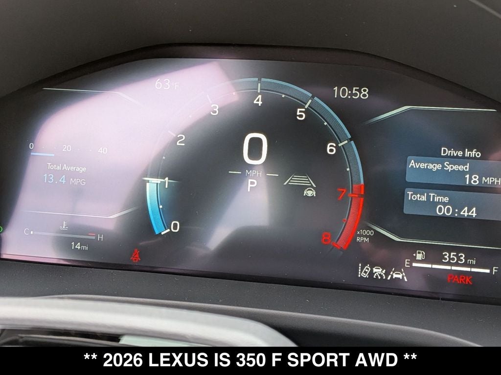 2026 Lexus IS 350 F SPORT AWD