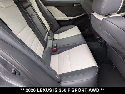 2026 Lexus IS 350 F SPORT AWD