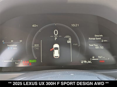 2025 Lexus UX HYBRID UX 300h F SPORT DESIGN AWD