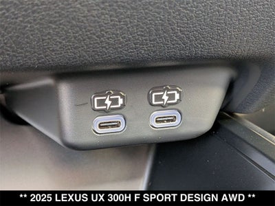2025 Lexus UX HYBRID UX 300h F SPORT DESIGN AWD