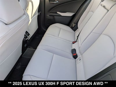 2025 Lexus UX HYBRID UX 300h F SPORT DESIGN AWD