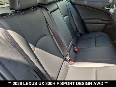 2026 Lexus UX HYBRID UX 300h F SPORT DESIGN AWD