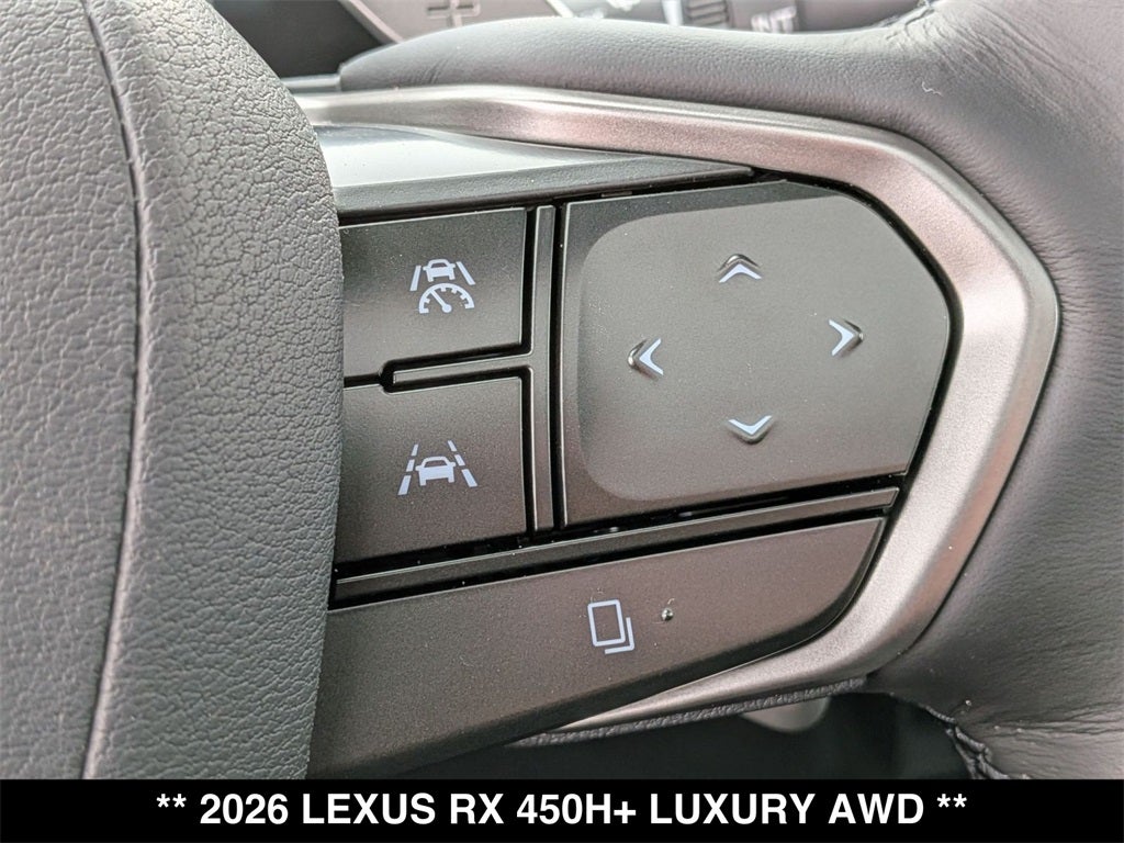 2026 Lexus RX PLUG-IN HYBRID ELECTRIC VEHICLE RX 450h+ LUXURY AWD