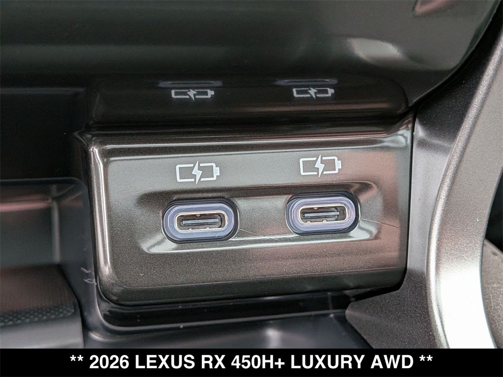 2026 Lexus RX PLUG-IN HYBRID ELECTRIC VEHICLE RX 450h+ LUXURY AWD