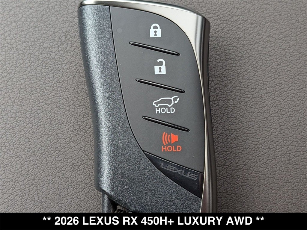 2026 Lexus RX PLUG-IN HYBRID ELECTRIC VEHICLE RX 450h+ LUXURY AWD