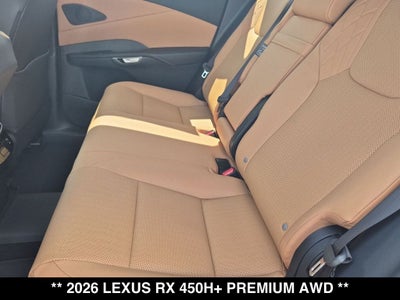 2026 Lexus RX PLUG-IN HYBRID ELECTRIC VEHICLE RX 450h+ PREMIUM AWD