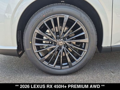 2026 Lexus RX PLUG-IN HYBRID ELECTRIC VEHICLE RX 450h+ PREMIUM AWD