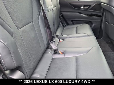 2026 Lexus LX 600 LUXURY