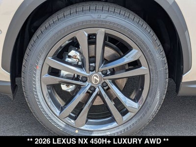 2026 Lexus NX PLUG-IN HYBRID ELECTRIC VEHICLE NX 450h+ LUXURY AWD