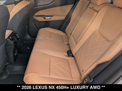 2026 Lexus NX PLUG-IN HYBRID ELECTRIC VEHICLE NX 450h+ LUXURY AWD