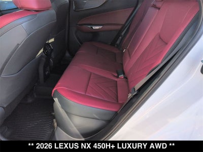 2026 Lexus NX PLUG-IN HYBRID ELECTRIC VEHICLE NX 450h+ LUXURY AWD