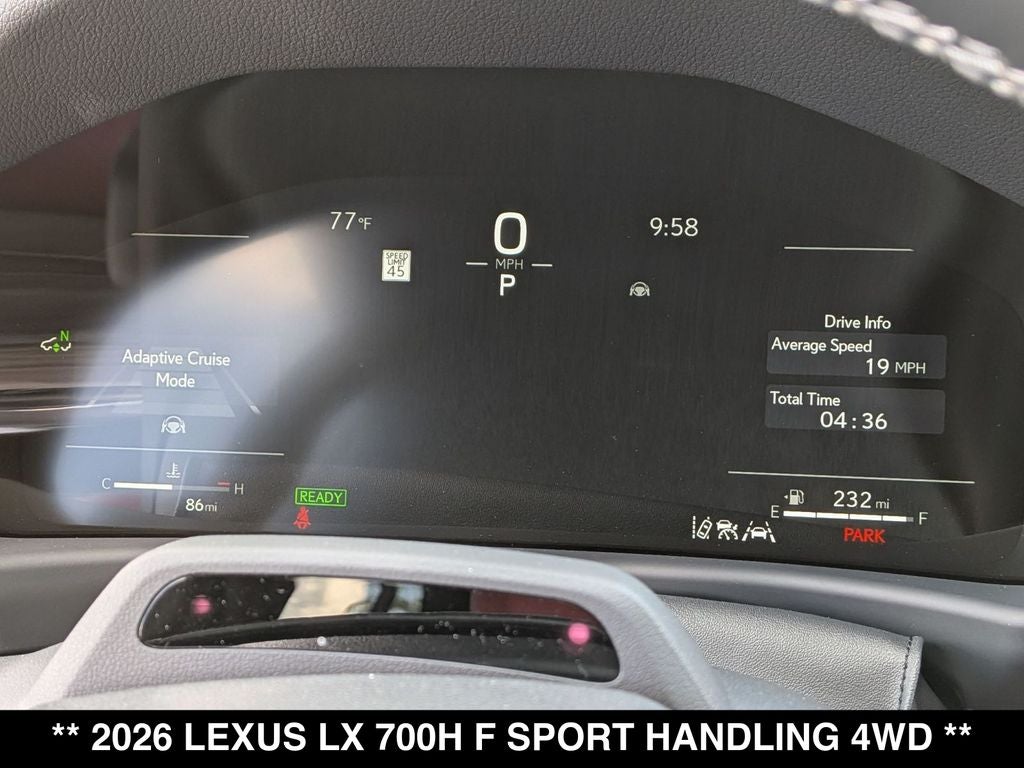 2026 Lexus LX HYBRID LX 700h F SPORT HANDLING