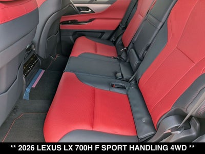 2026 Lexus LX HYBRID LX 700h F SPORT HANDLING