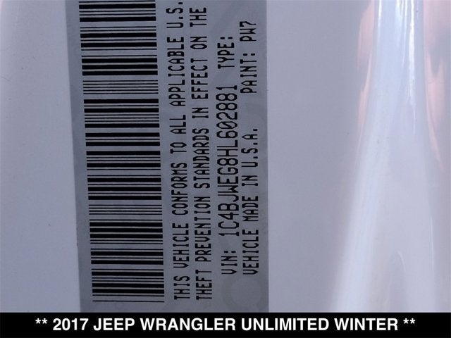 2017 Jeep Wrangler Unlimited Winter