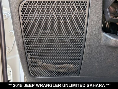 2015 Jeep Wrangler Unlimited Sahara