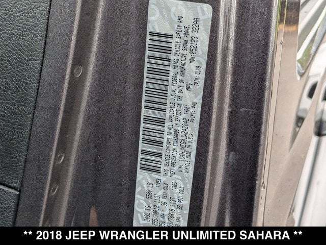 2018 Jeep All-New Wrangler Unlimited Sahara