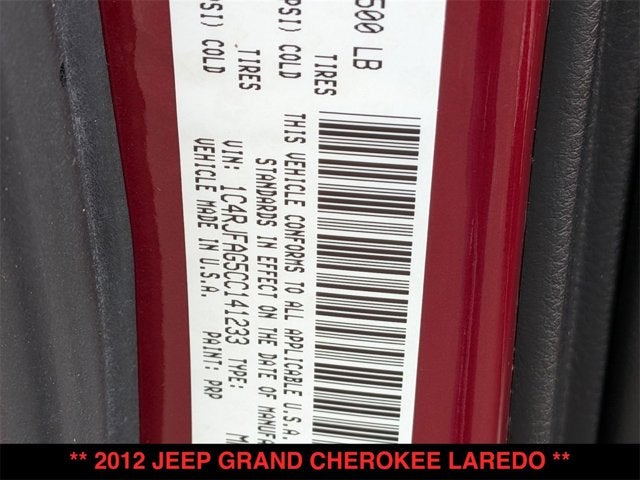 2012 Jeep Grand Cherokee Laredo