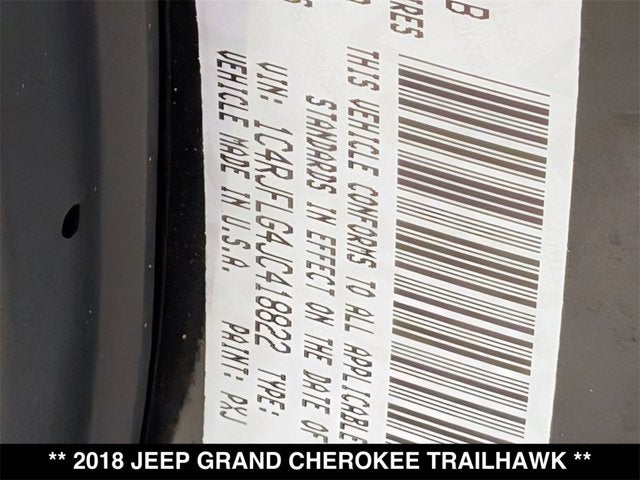 2018 Jeep Grand Cherokee Trailhawk