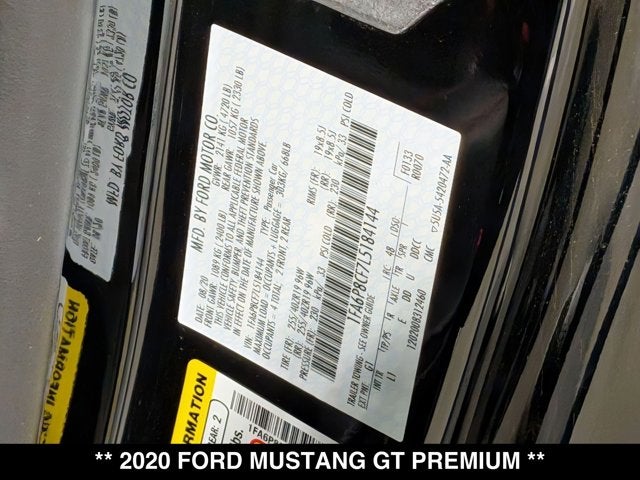 2020 Ford Mustang GT Premium