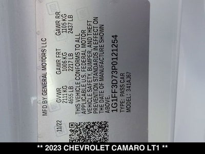 2023 Chevrolet Camaro LT1