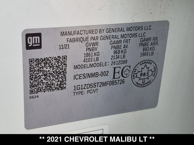 2021 Chevrolet Malibu LT