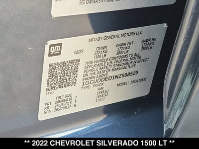 2022 Chevrolet Silverado 1500 LT