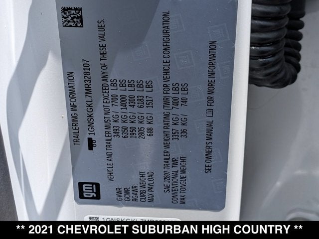 2021 Chevrolet Suburban High Country