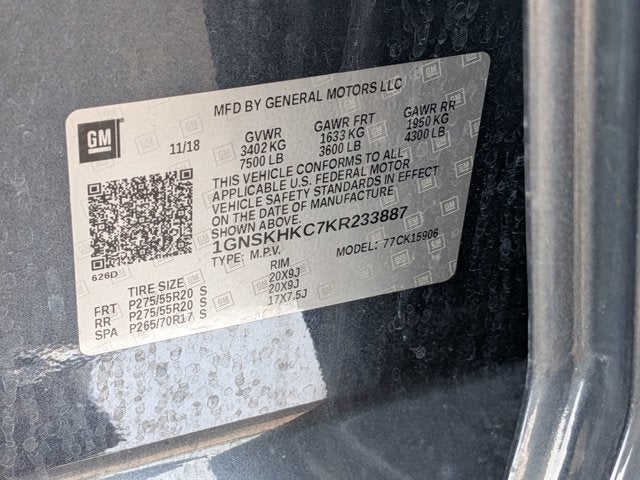 2019 Chevrolet Suburban LT