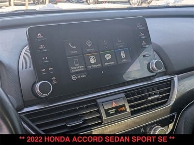 2022 Honda Accord Sport SE