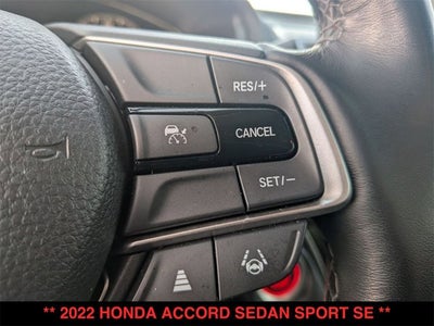 2022 Honda Accord Sport SE