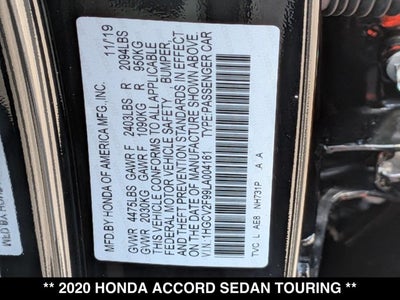 2020 Honda Accord Touring