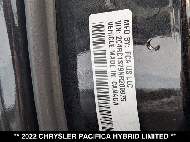 2022 Chrysler Pacifica Hybrid Limited