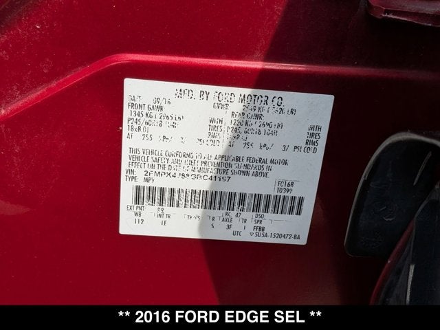 2016 Ford Edge SEL
