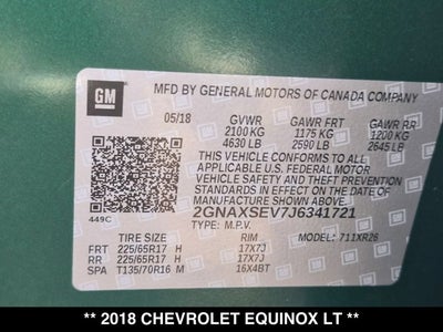 2018 Chevrolet Equinox LT