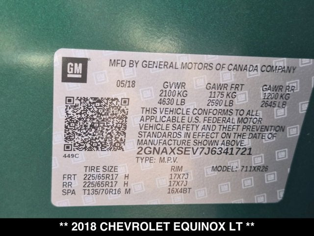 2018 Chevrolet Equinox LT