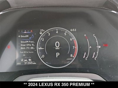 2024 Lexus RX 350 RX 350 Premium