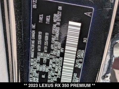 2023 Lexus RX 350 RX 350 Premium