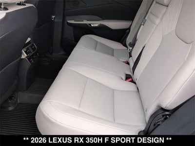 2026 Lexus RX 350h RX 350h F SPORT Design