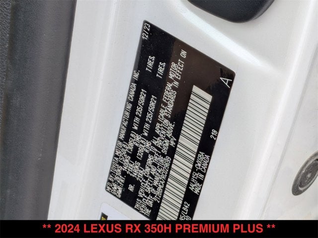2024 Lexus RX 350h 350h Premium Plus