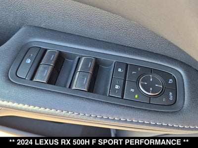 2024 Lexus RX 500h RX 500h F SPORT Performance