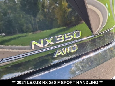 2024 Lexus NX 350 NX 350 F SPORT Handling