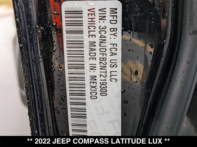 2022 Jeep Compass Latitude Lux